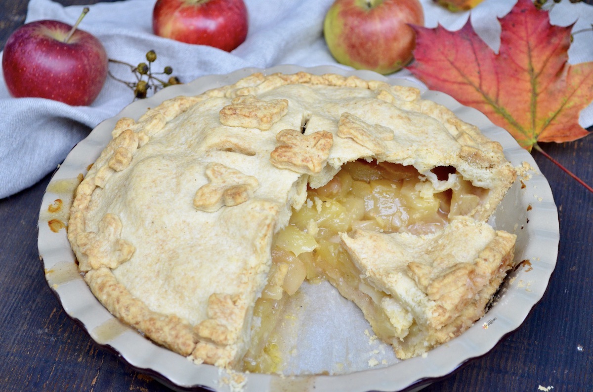 Veganer Apple Pie Amerikanischer Apfelkuchen Profumo Di Frangipani